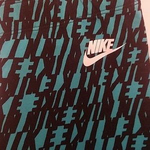 Nike teal and black leggings